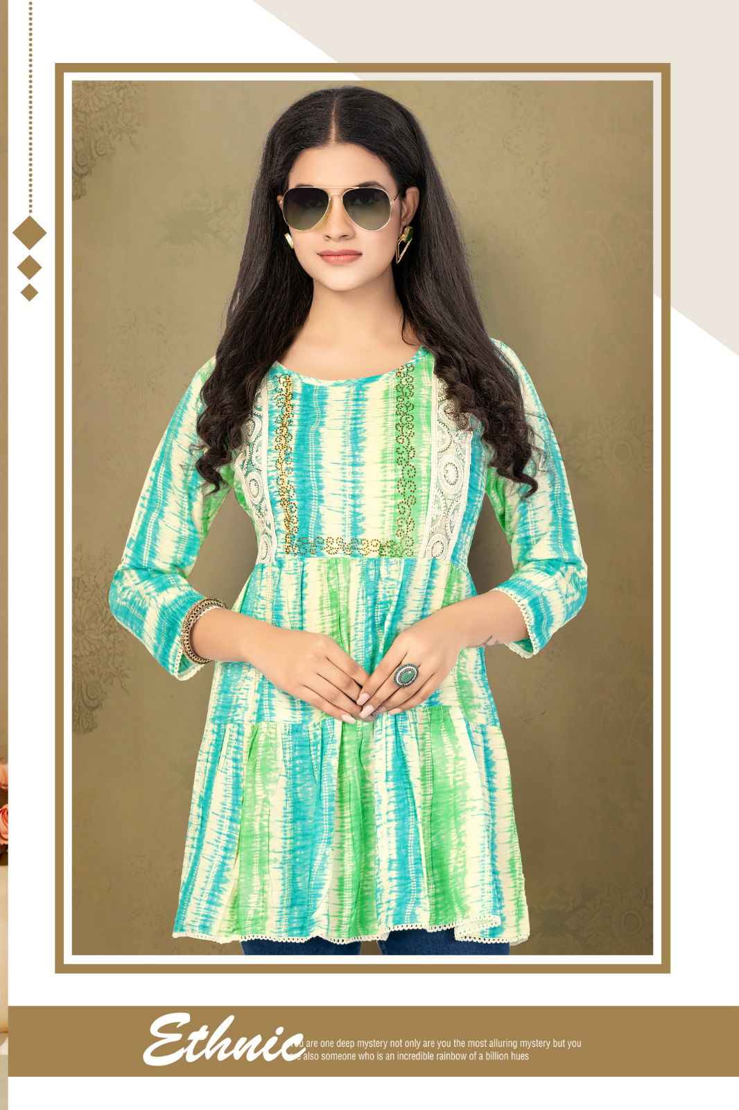 Shefali 3 By Hirwa Western Short ladies Top Wholesale Market in Surat